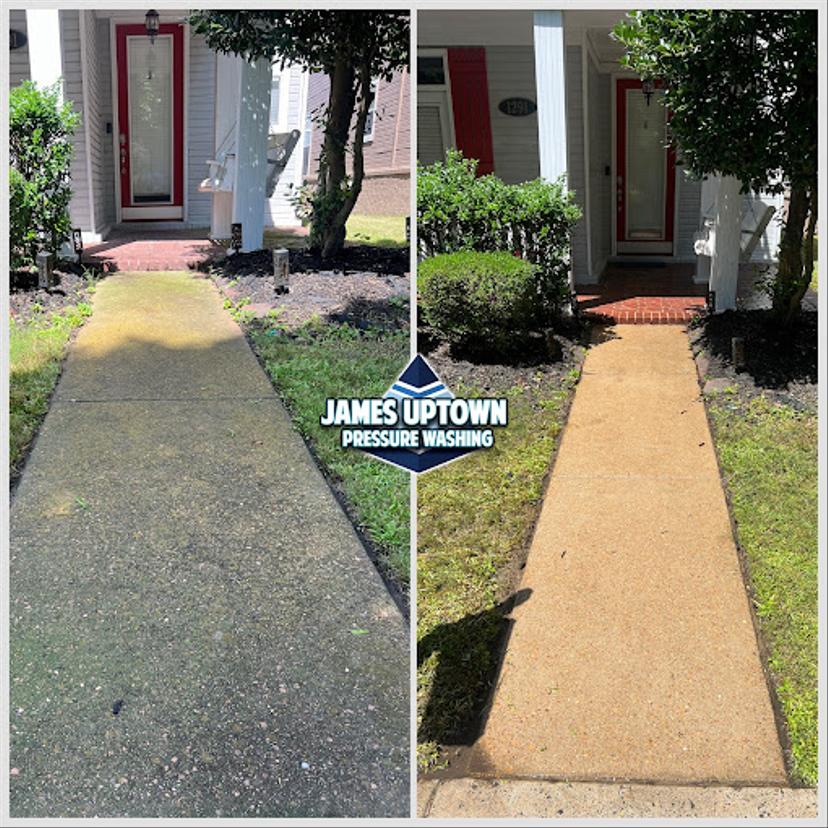 Residential Walkway Cleaning